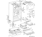 Hotpoint HTS16HBMBRAA cabinet diagram