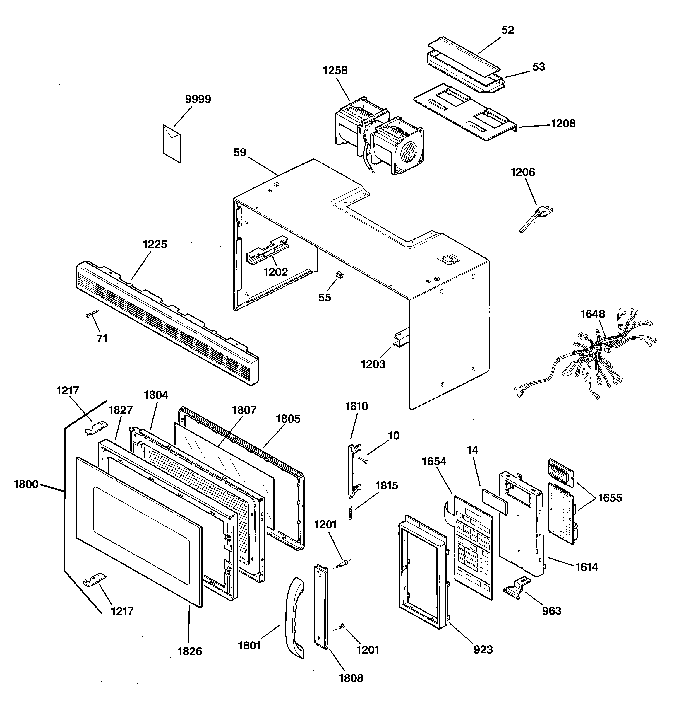 Case, door & controls
