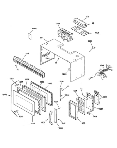 Case, door & controls