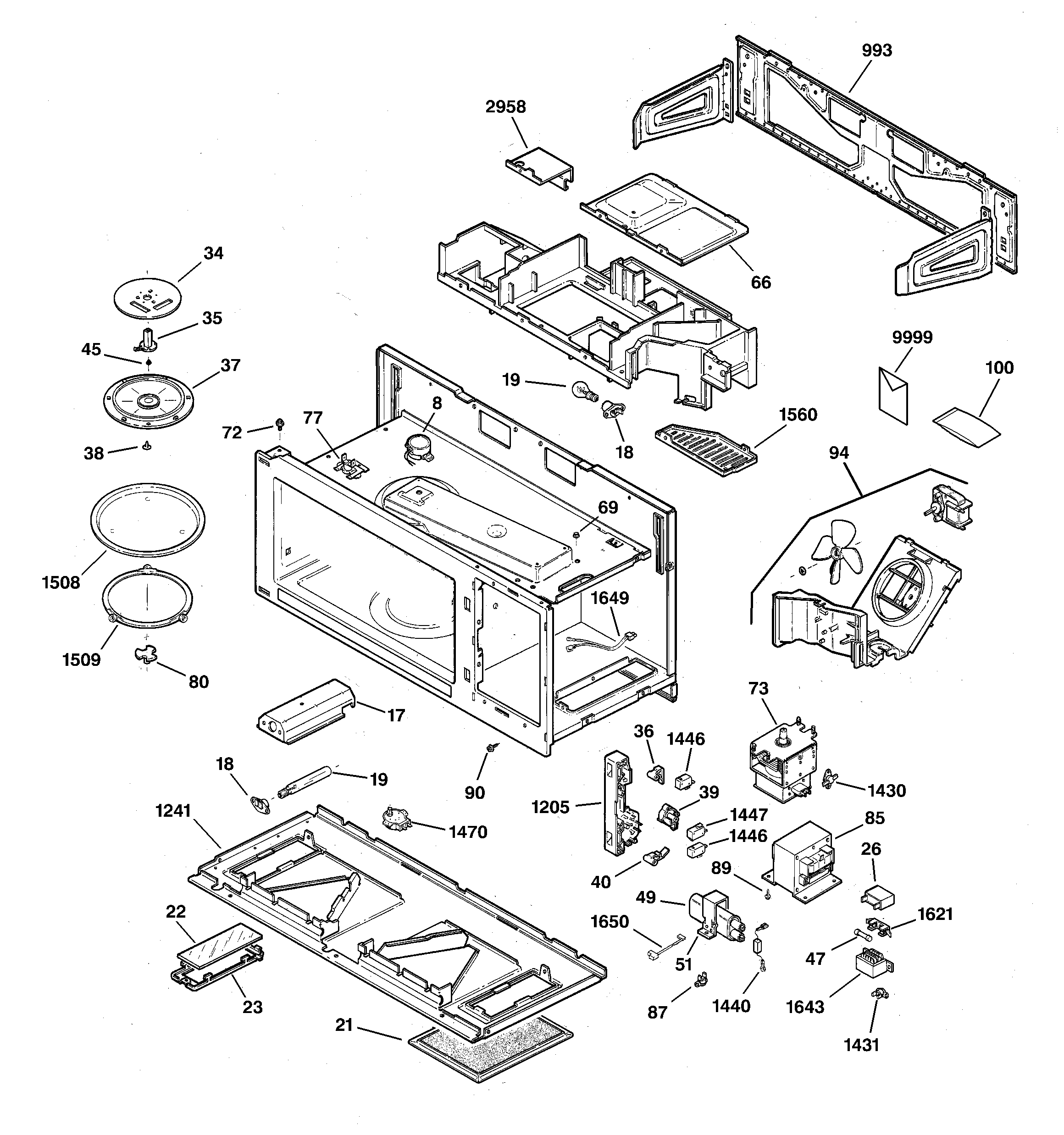 Base, stirrer & electronics