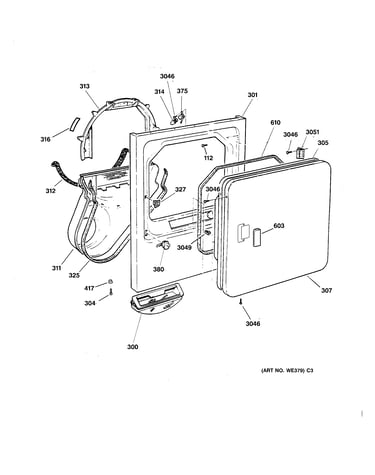 Front panel & door