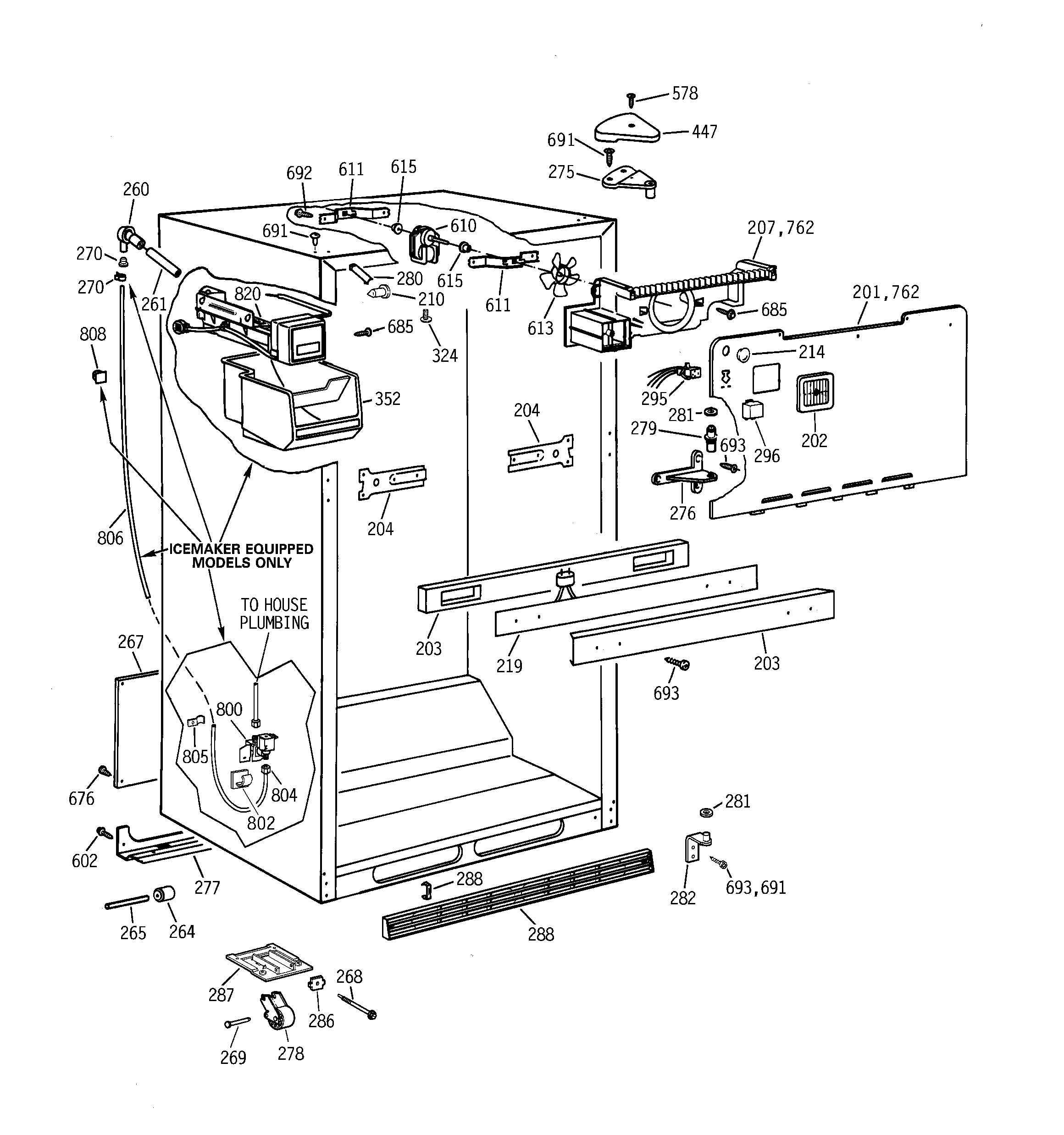 Cabinet parts
