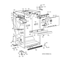 GE TBX22QIYDRAA cabinet parts diagram