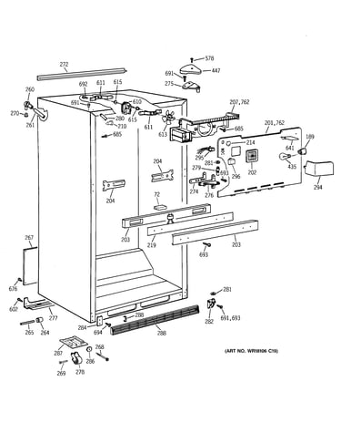 Cabinet parts