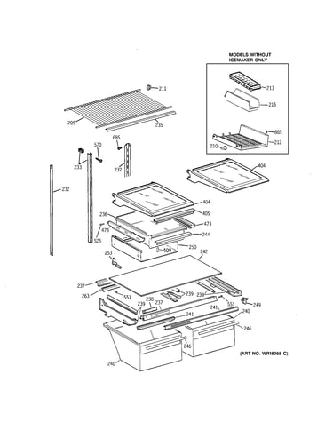 Shelf parts