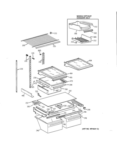 Shelf parts