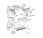 GE TBX18CIXFRAA cabinet parts diagram