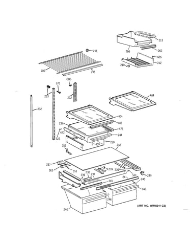 Shelf parts