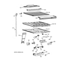 GE TBX18ZAXHRAA compartment separator parts diagram