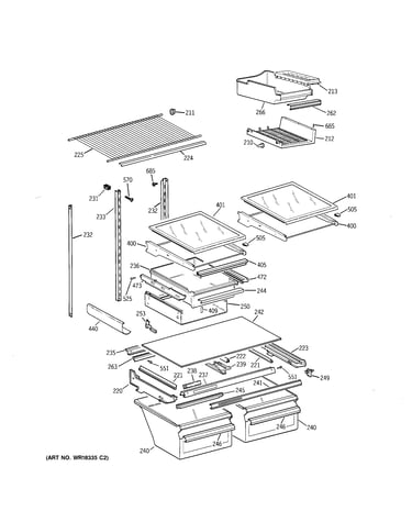 Shelf parts