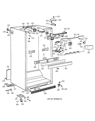 Cabinet parts