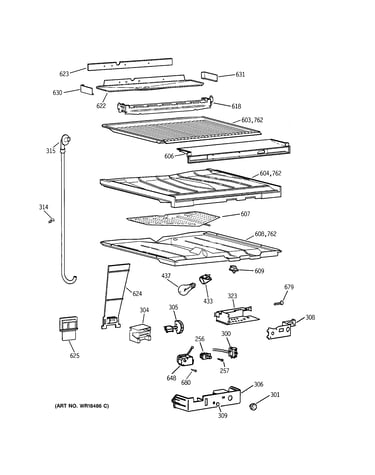 Compartment separator parts