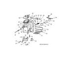 GE TBX25PCXCRWW dispenser diagram