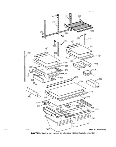 Shelf parts