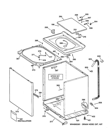 Cabinet, cover & front panel