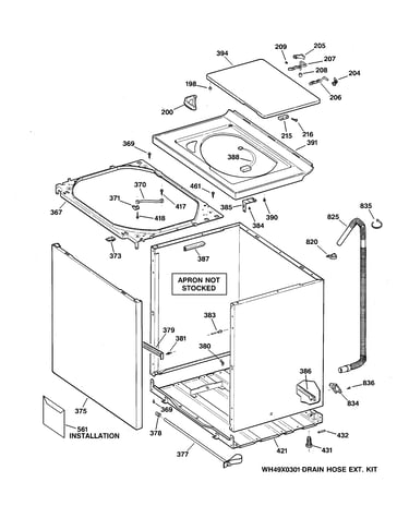 Cabinet, cover & front panel