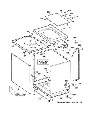 Cabinet, cover & front panel