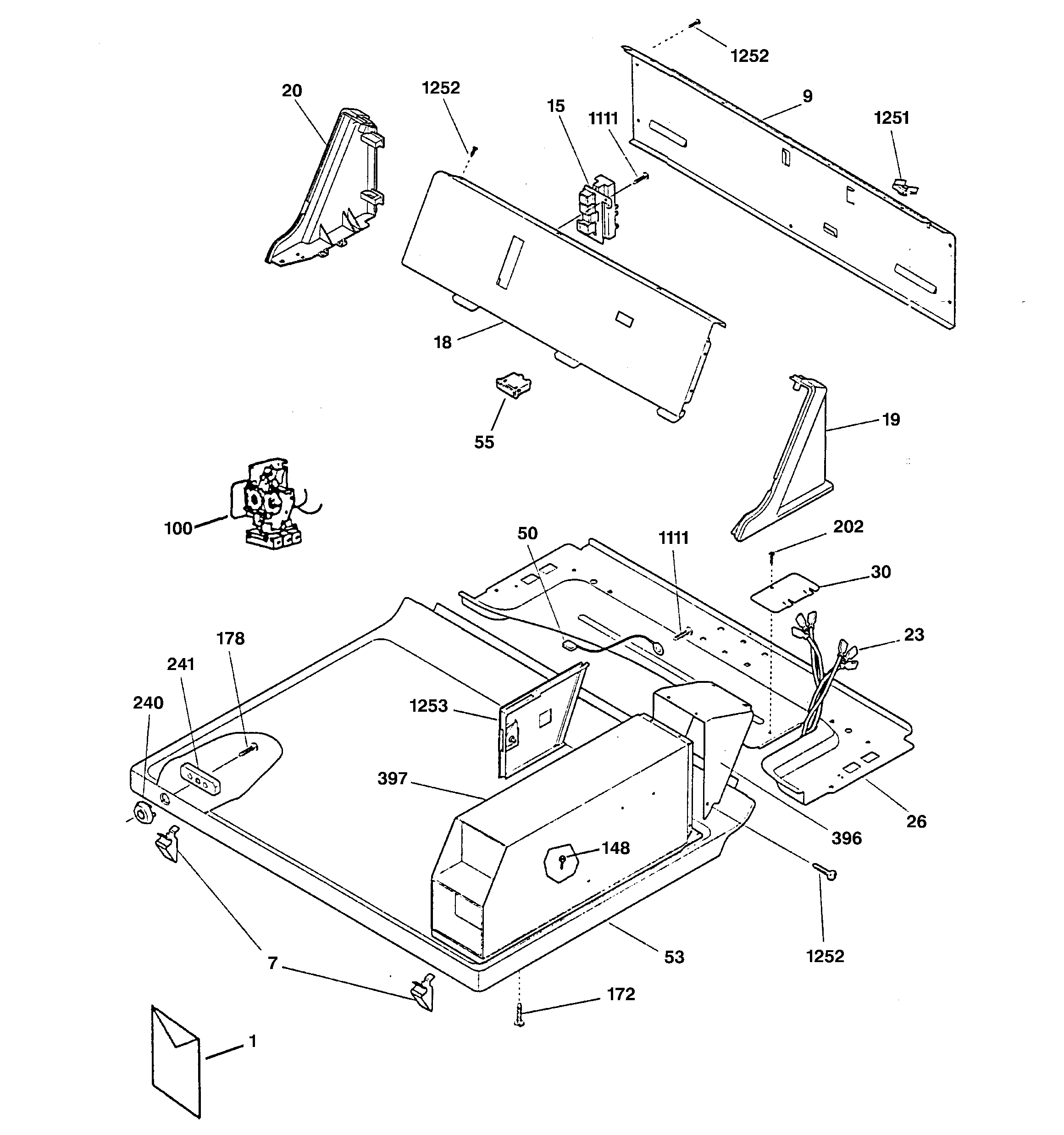 CONTROLS & TOP PANEL