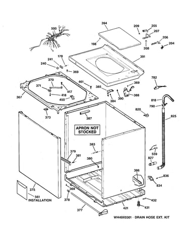 Cabinet, cover & front panel