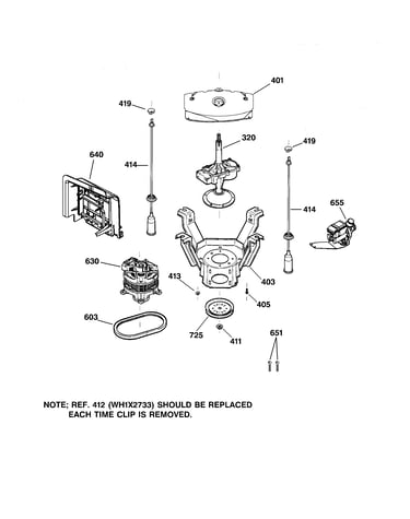 Suspension, pump & drive components