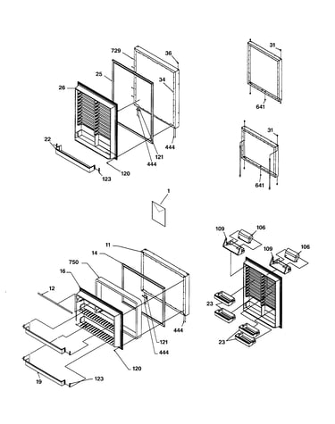 Door assemblies