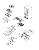 Shelving assemblies