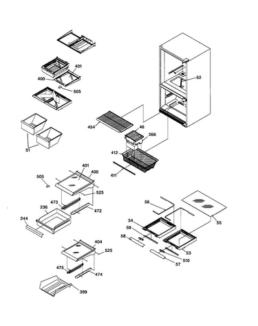 Shelving assemblies