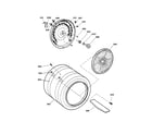 GE DNSB514EB0CC drum diagram