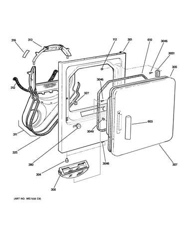 Front panel & door