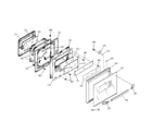 GE JRP24BD1BB upper door diagram