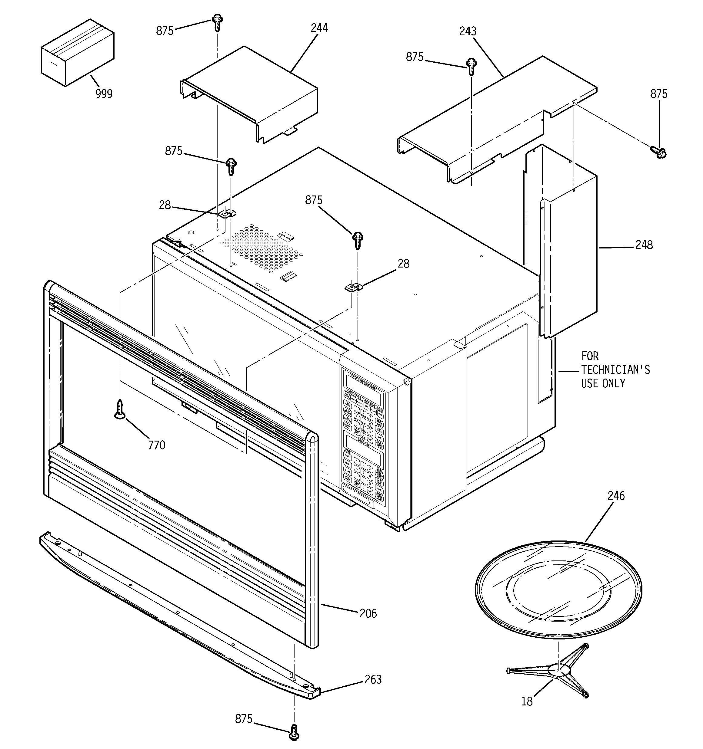 MICROWAVE ENCLOSURE