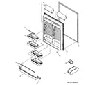 GE TCX22ZASBRAD refrigerator door (interior) diagram