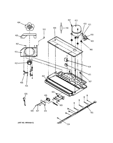 Compressor compartment