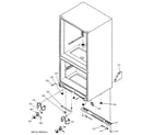 GE TCX22ZASBRAD rollers & miscellaneous cabinets diagram