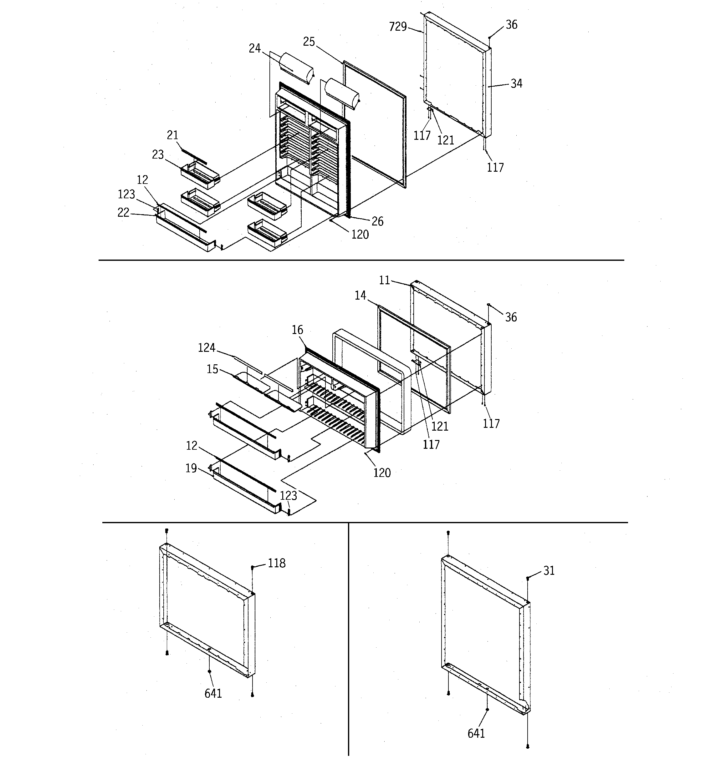 Door assemblies