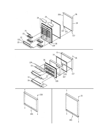 Door assemblies