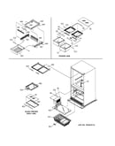 Shelving assemblies