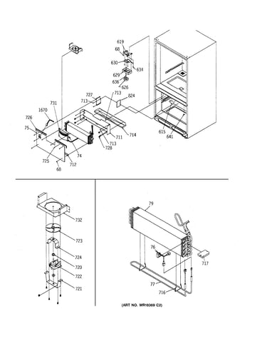 Evaporator & freezer control assemb