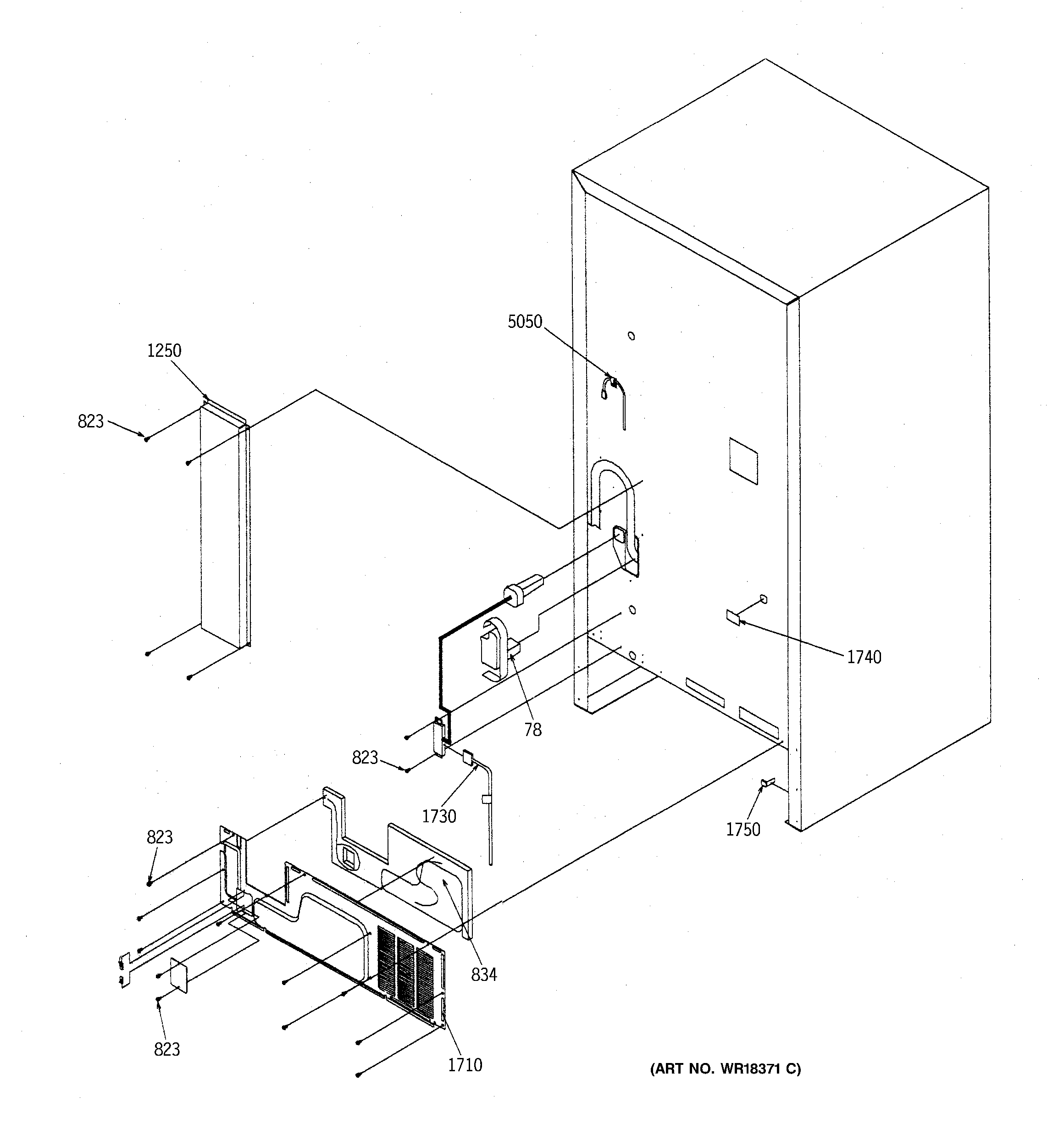 Cabinet back