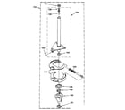 GE WSM2420TAACC brake & drive parts diagram