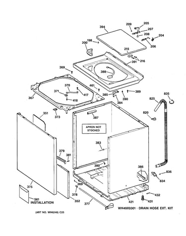Cabinet, cover & front panel