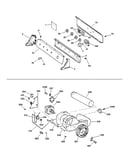 Backsplash, blower & motor assembly