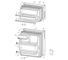 Hotpoint HTF15BBMDRWW doors diagram