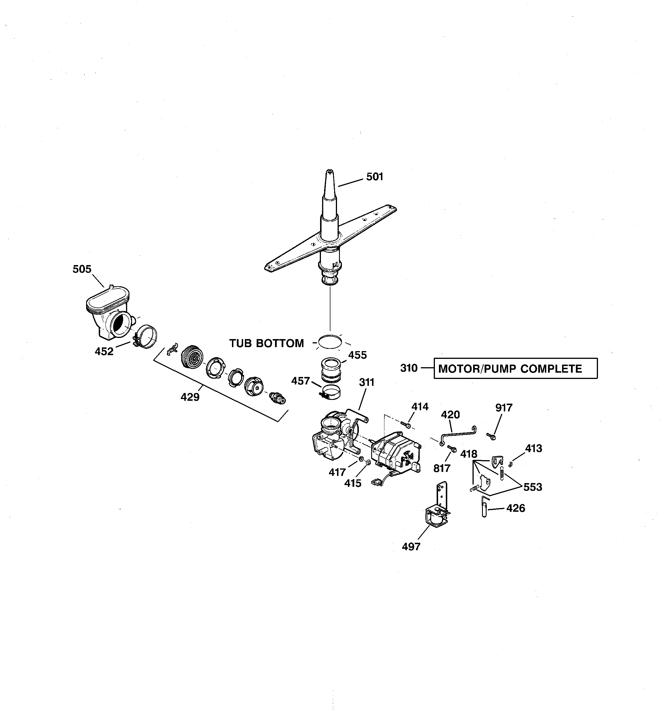 MOTOR-PUMP MECHANISM