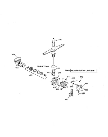 Motor-pump mechanism