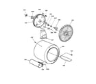 Hotpoint NBXR463GB0WW drum diagram