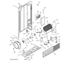 Hotpoint HSS22BDMDWH sealed system & mother board diagram