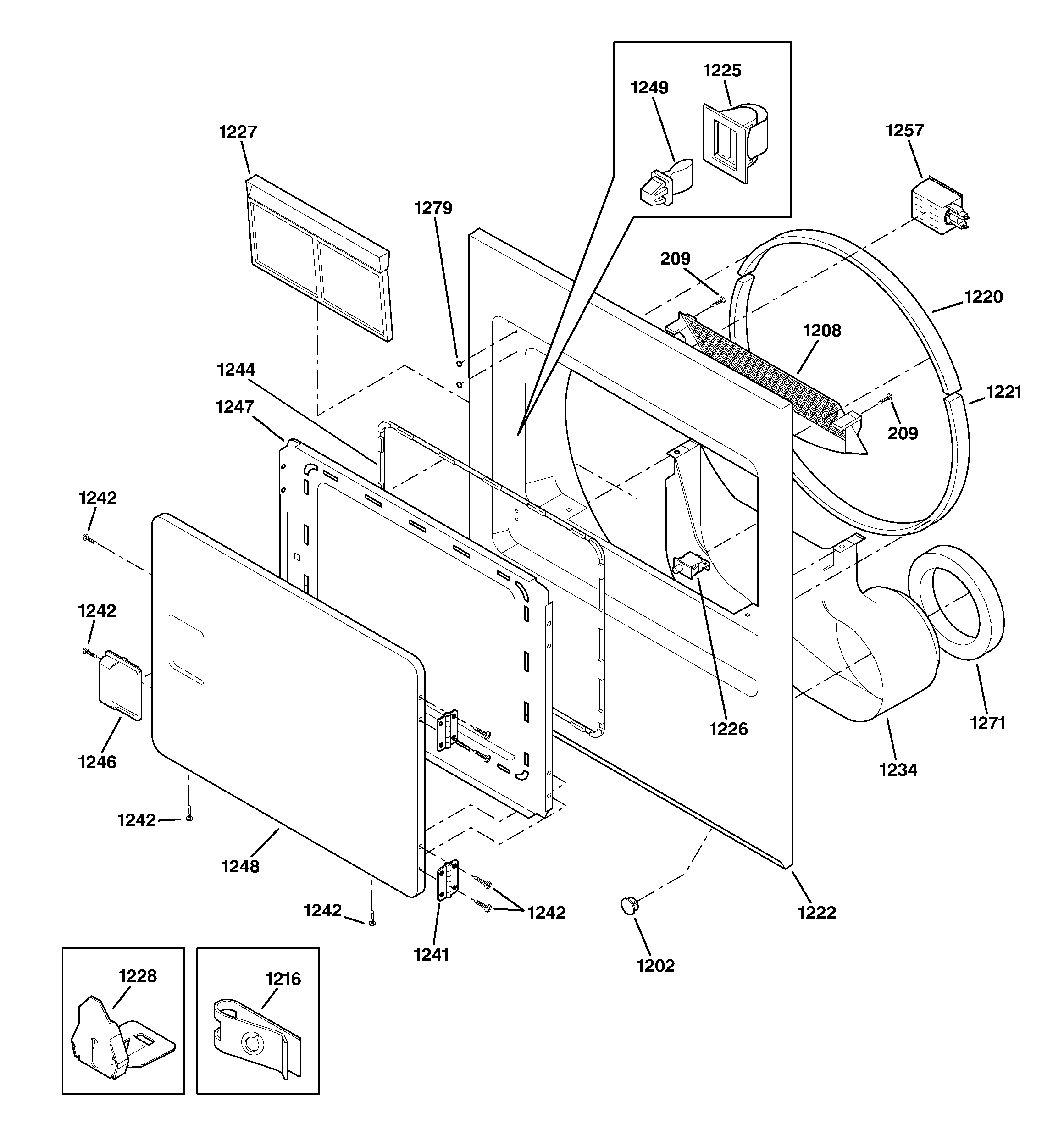 FRONT PANEL & DOOR