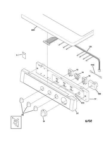 Controls & top panel