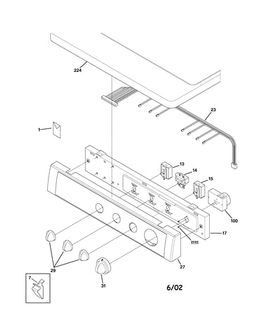 Controls & top panel